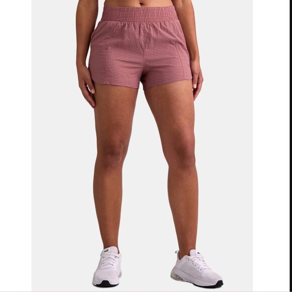 Women's Avia Hybrid Seersucker Hybrid Run Shorts XXXLARGE Smoky Rose NEW - Picture 2 of 9